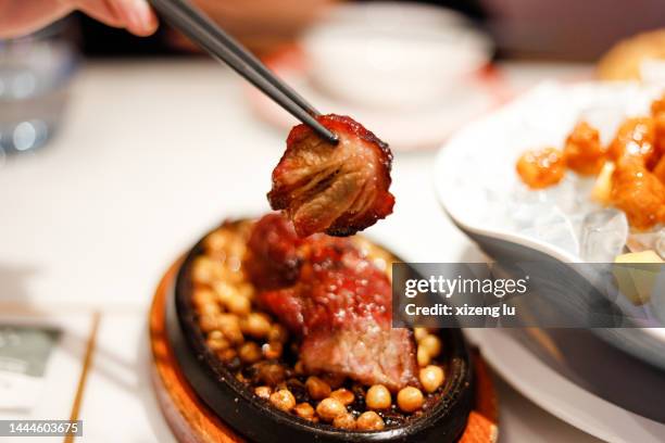 barbecue - barbecue pork stock pictures, royalty-free photos & images