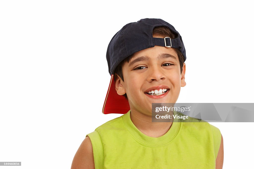 Portrait of a boy smiling