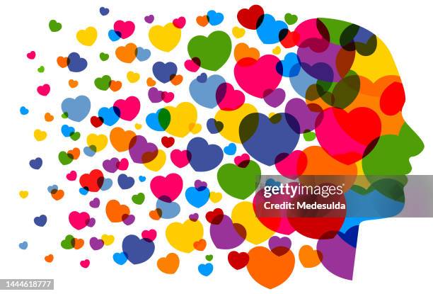 multicolor - love emotion stock illustrations