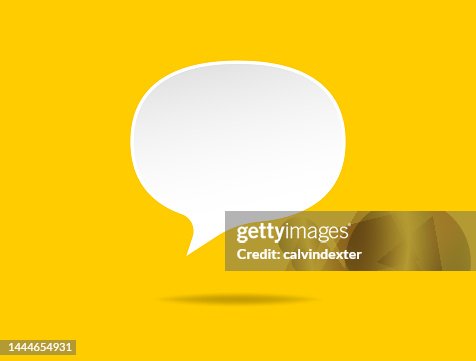 Speech bubble copy space Speech bubble copy space