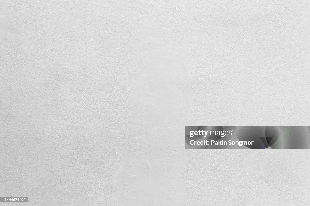 White color with an old grunge wall concrete texture as a background.