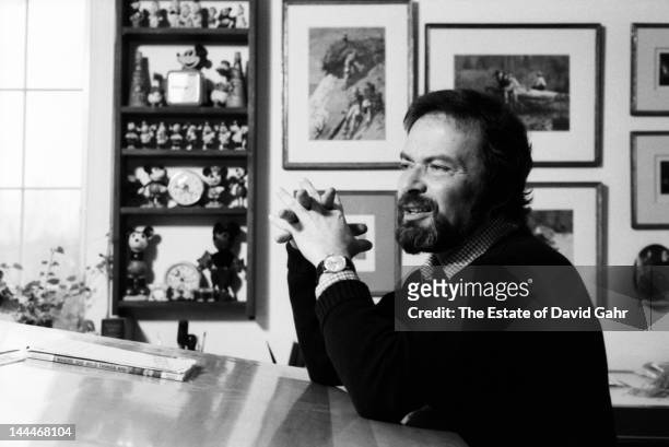 Author and illustrator Maurice Sendak poses for a portrait at home in November 1973 in Ridgefield, Connecticut.