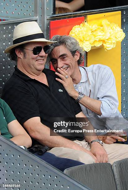 Leo Blakstad and Micky Molina attend Mutua Madrilena Madrid Open on May 13, 2012 in Madrid, Spain.