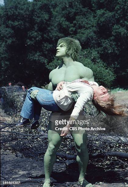 Featuring Lou Ferrigno as 'The Incredible Hulk'. Episode: "Prometheus" aired November 7, 1980. Laurie Prange .