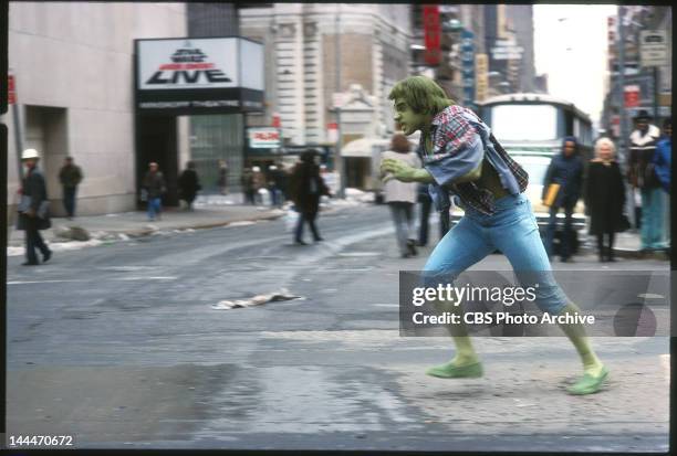 Featuring Lou Ferrigno as 'The Incredible Hulk'. Episode: "Terror in Times Square" aired March 31, 1978.