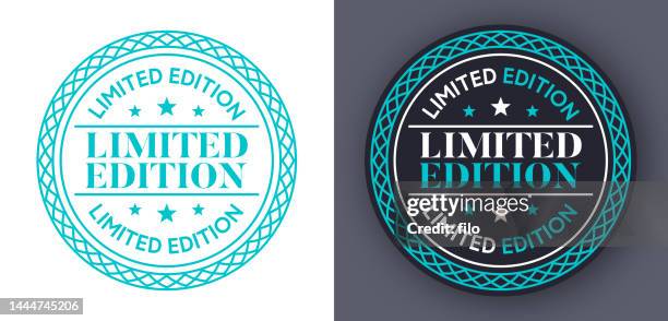 limited edition badge - limited edition stock illustrations