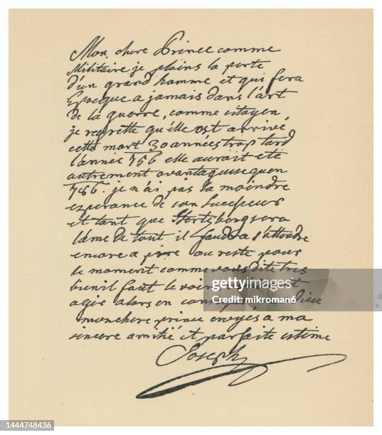 Joe Del Letters Bereavement Letter Photos et images de collection - Getty Images