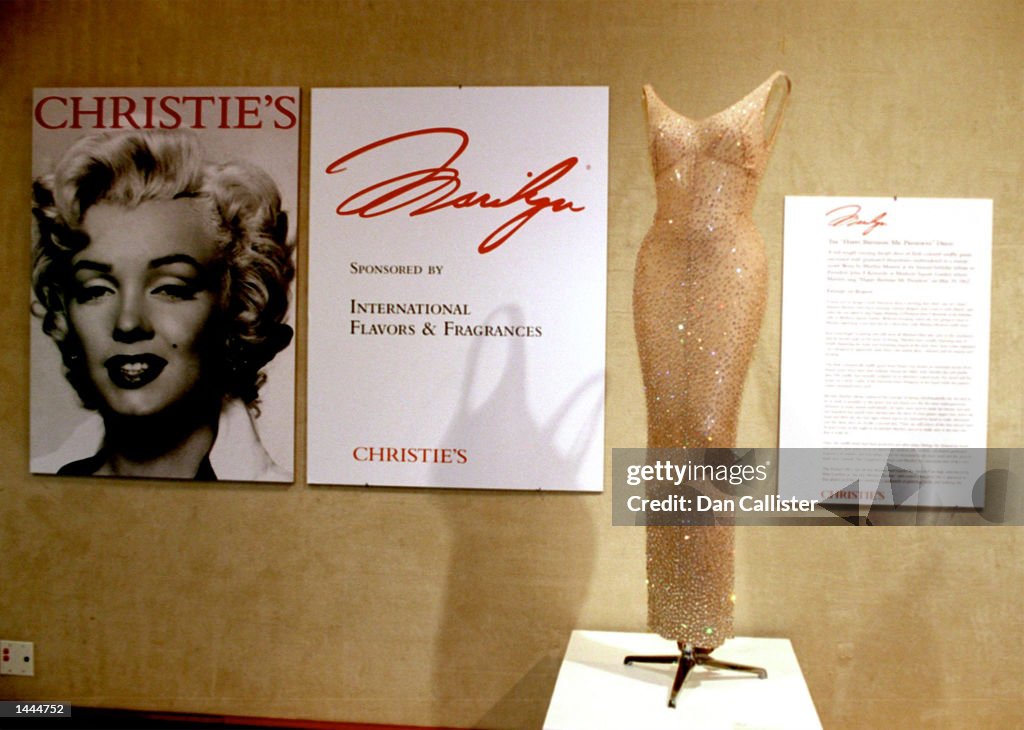 Marilyn Monroe Auction at Christie''s in Beverly Hills
