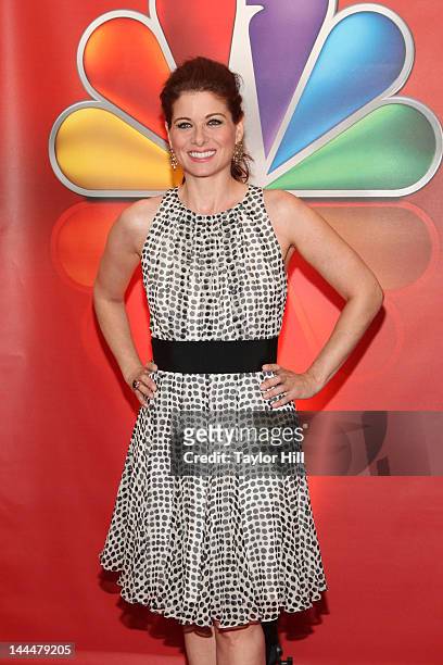 Actress Debra Messing attends NBC's Upfront Presentation at 51st Street on May 14, 2012 in New York City.