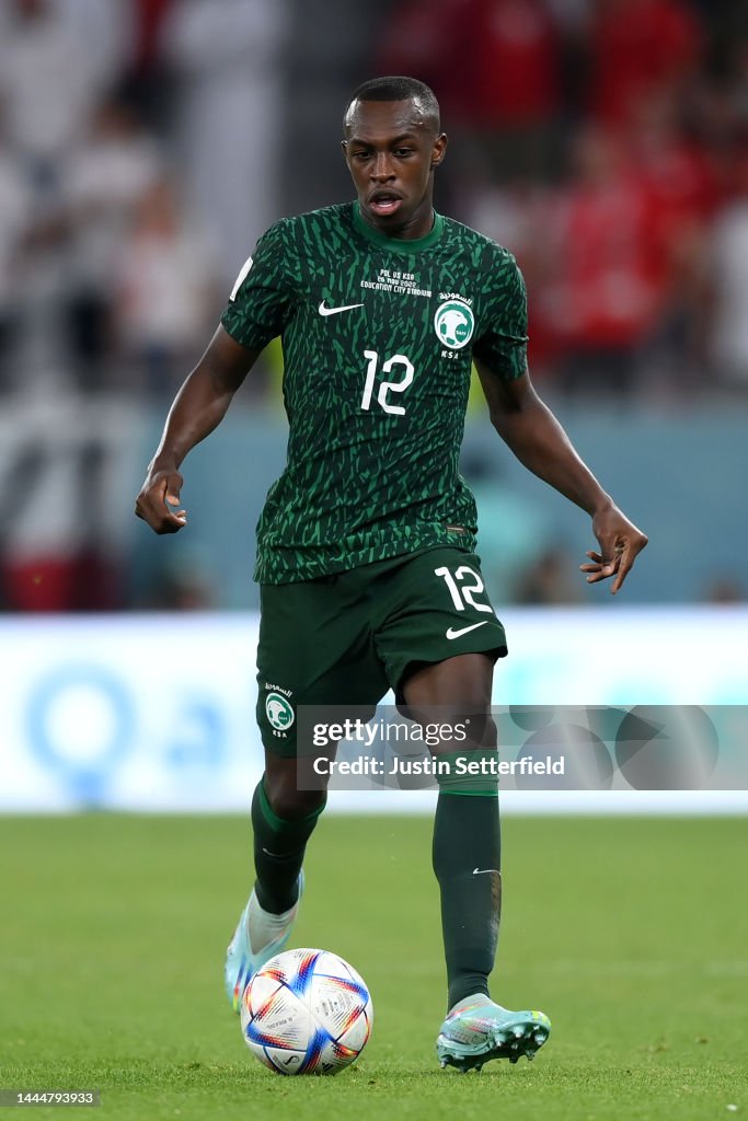 Saud Custom Saud Abdulhamid of Saudi Arabia during the FIFA World Cup Qatar 2022 ...