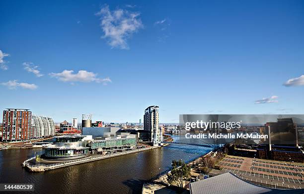 salford quays - salford stock pictures, royalty-free photos & images