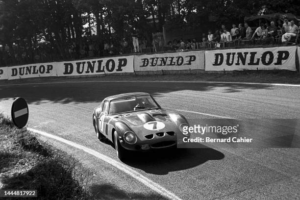 Lorenzo Bandini, Ferrari 330 LM/GTO, Le Mans 24 Hours, Circuit de la Sarthe, Le Mans, 24 June 1962.