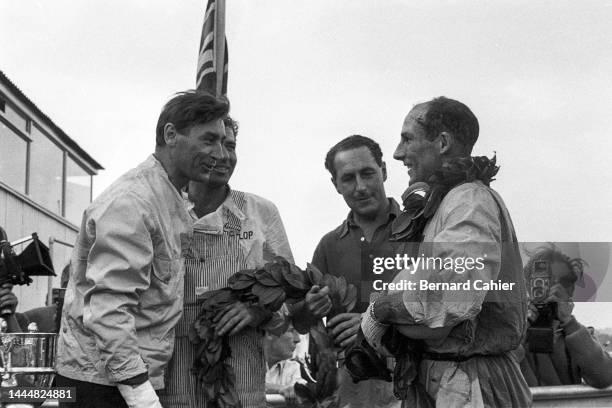 Carroll Shelby, Roy Salvadori, Stirling Moss, Tourist Trophy, Goodwood Circuit, 09 May 1959.