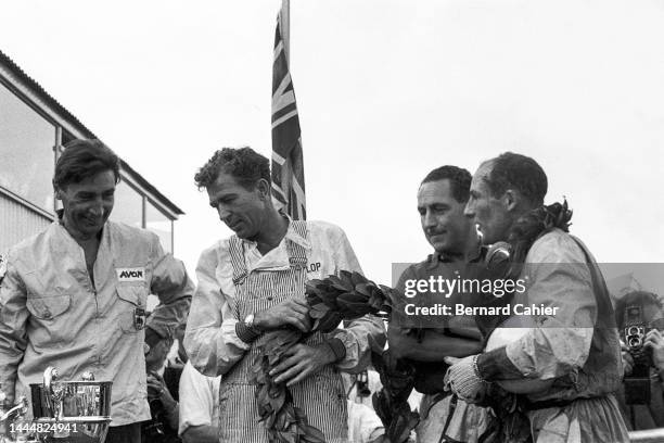 Carroll Shelby, Roy Salvadori, Stirling Moss, Tourist Trophy, Goodwood Circuit, 09 May 1959.
