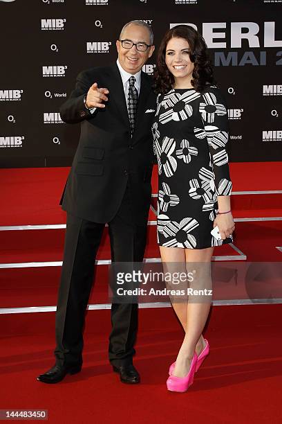 Director Barry Sonnenfeld and daughter Chloe arrive for the Men In Black 3 - Germany Premiere at O2 World on May 14, 2012 in Berlin, Germany.