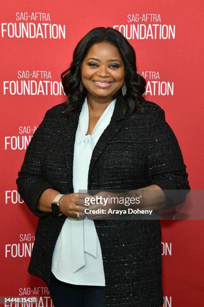 Octavia Spencer attends the SAG-AFTRA Foundation Conversations - Career Retrospective: Gabrielle Union event at SAG-AFTRA Foundation Screening Room...