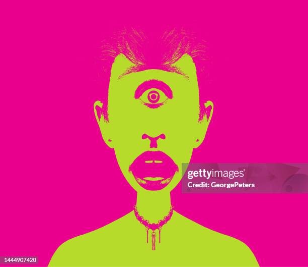 bildbanksillustrationer, clip art samt tecknat material och ikoner med woman with one eye - 25 29 år