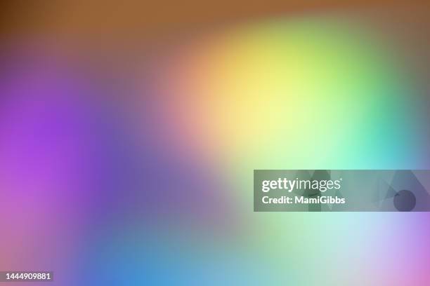 hologram paper is colored by sunlight - holographic stock pictures, royalty-free photos & images