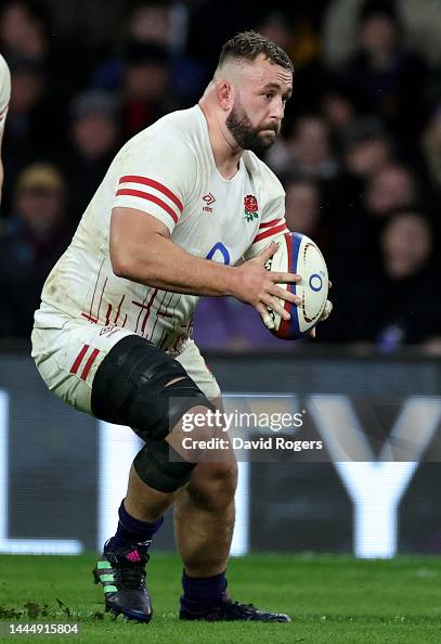 Stuart England. The Rack Will Stuart of England runs with the ball during the Autumn... News ...