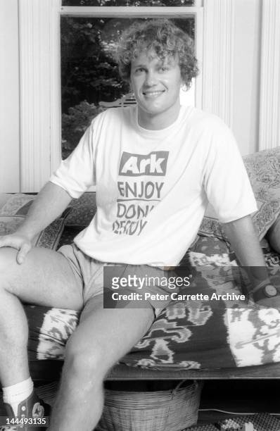 Australian singer and actor Craig McLachlan supporting the Planet Ark environmental organisation in the 1990s in Australia.