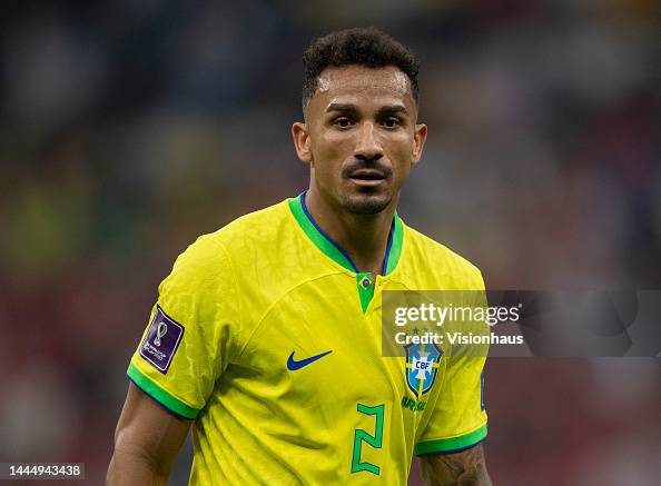 Danilo Roots Face Danilo of Brazil during the FIFA World Cup Qatar 2022 Group G match ...