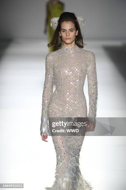 Runway at Ralph & Russo Haute Couture Spring Summer 2020, photographed in Paris on Jan 20, 2020.