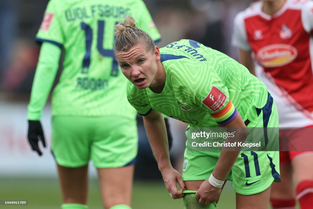 1. FC Köln v VfL Wolfsburg - FLYERALARM Frauen-Bundesliga