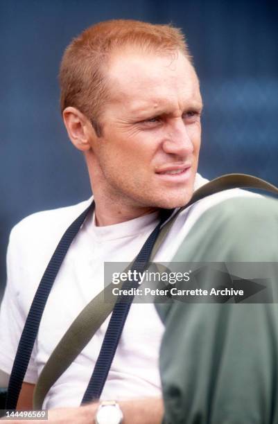 Actor Steven Vidler on the set of the television mini series 'Frankie's House' in 1992 in Australia.