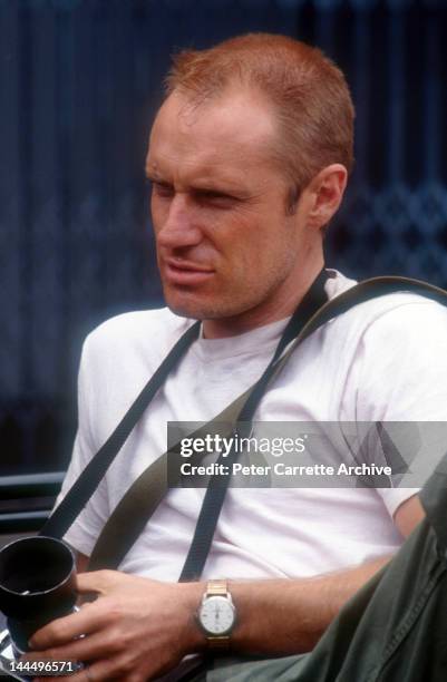 Actor Steven Vidler on the set of the television mini series 'Frankie's House' in 1992 in Australia.