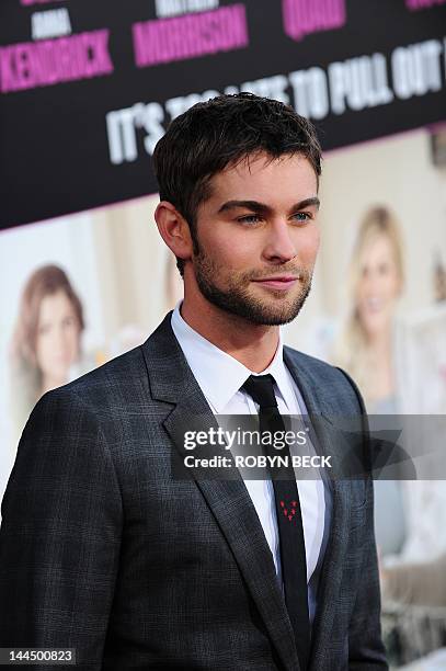 Chace Crawford arrives for the premiere of "What To Expect When You Are Expecting," May 14, 2012 at Grauman’s Chinese Theatre in Hollywood,...