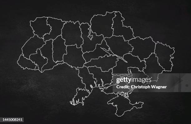 tafel - ukraine - karte - hand karte stock pictures, royalty-free photos & images