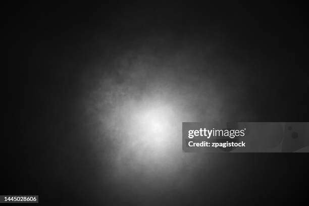 smoke against black background - nevoeiro imagens e fotografias de stock