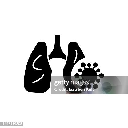 Tuberculosis Solid Flat Icon. The Icon is suitable for web pages, mobile apps, UI, UX, and GUI design. Tuberculosis Solid Flat Icon. The Icon is suitable for web pages, mobile apps, UI, UX, and GUI design.