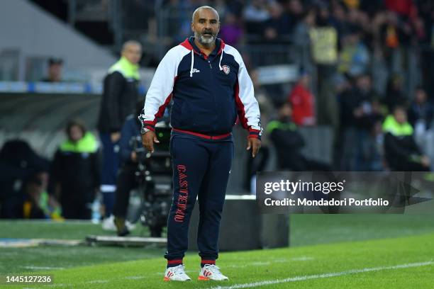 Cagliari trainer Fabio Liverani during the match Frosinone - Cagliari at the Benito Stirpe stadium. Frosinone , November 27th, 2022