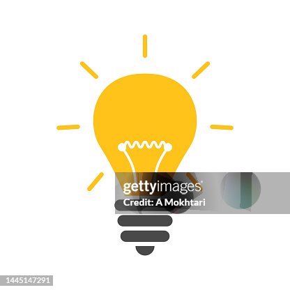 Lamp icon, on withe background. Lamp icon, on withe background.