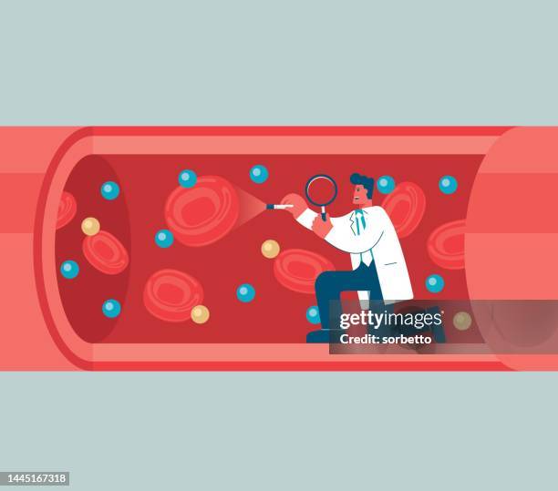 ilustraciones, imágenes clip art, dibujos animados e iconos de stock de vaso de sangre - flujo sanguíneo