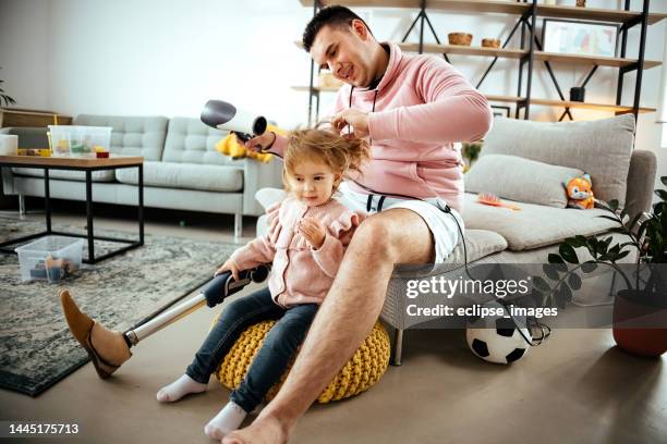 i have the best dad in the world - prosthetics for kids stock pictures, royalty-free photos & images