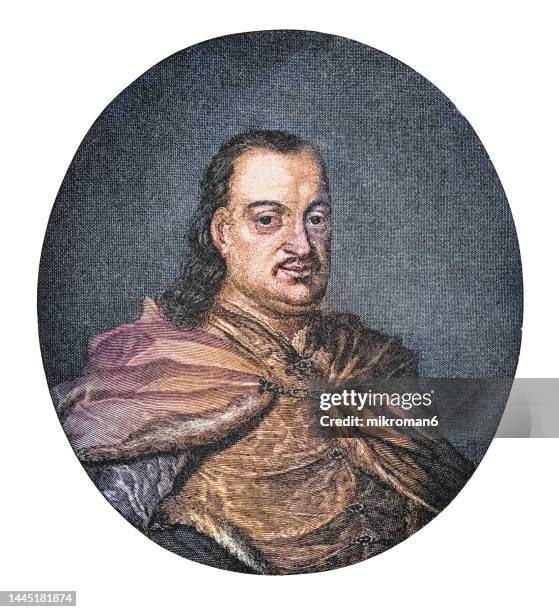 portrait of emeric thököly de késmárk (25 september 1657 – 13 september 1705) hungarian nobleman, leader of anti-habsburg uprisings like his father, count istván thököly - hungarian ethnicity stock pictures, royalty-free photos & images