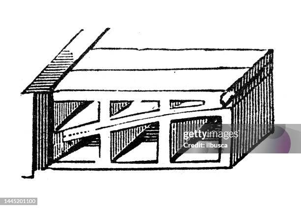 antike stichillustration: hohlkernplatte - aushöhlung stock-grafiken, -clipart, -cartoons und -symbole