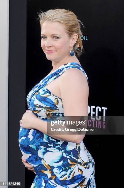 Actress Melissa Joan Hart arrives at the Los Angeles premiere of "What To Expect When You're Expecting" at Grauman's Chinese Theatre on May 14, 2012...
