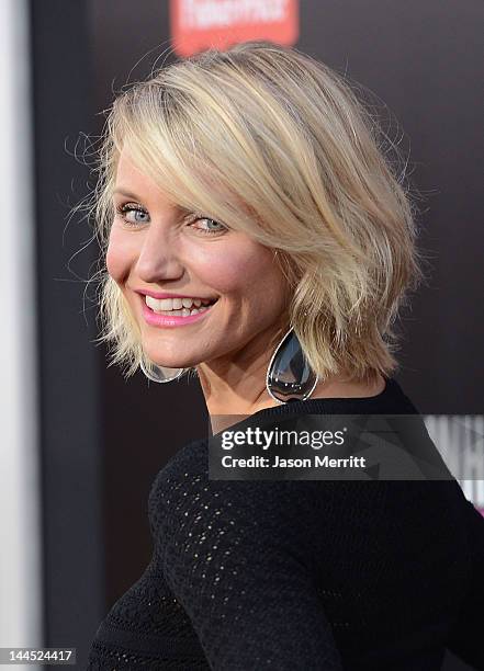 Actress Cameron Diaz arrives at the premiere of Lionsgate's 'What To Expect When You're Expecting' held at Grauman's Chinese Theatre on May 14, 2012...