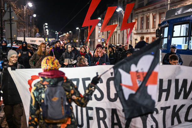 POL: Poles Rally For Abortion Rights On The 104th Anniversary Of Polish Women's Voting Rights
