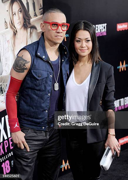 Taboo and Jaymie Dizon arrive at the Los Angeles premiere of "What To Expect When You're Expecting" at Grauman's Chinese Theatre on May 14, 2012 in...