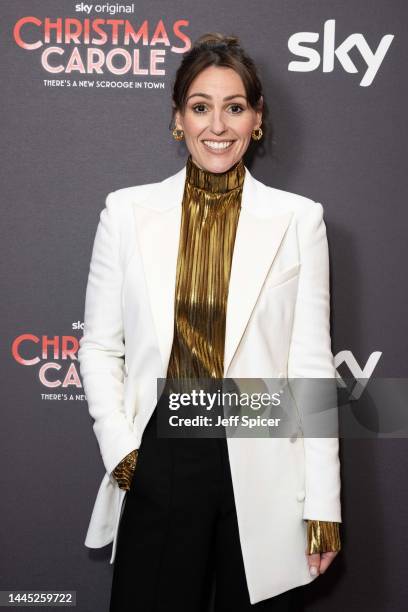 Suranne Jones attends the "Christmas Carole" screening at Ham Yard Hotel on November 28, 2022 in London, England.