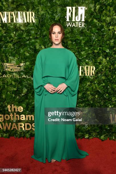 Tommy Dorfman attends the 2022 Gotham Awards sponsored by FIJI Water and JUSTIN Vineyards & Winery at Cipriani Wall Street on November 28, 2022 in...