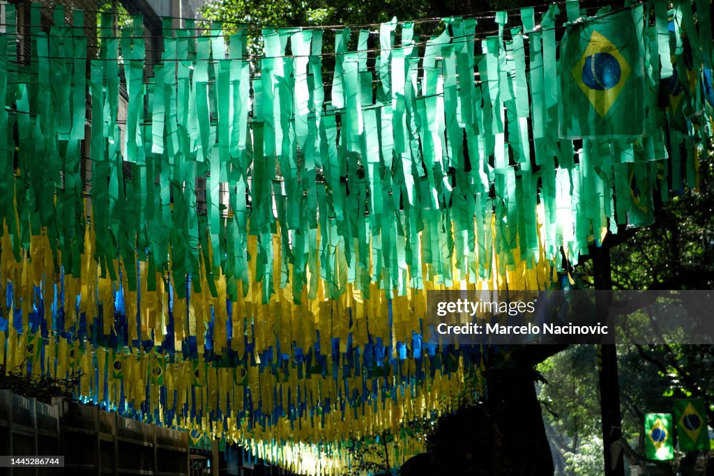 Street Decoration in Brazil for the World Cup