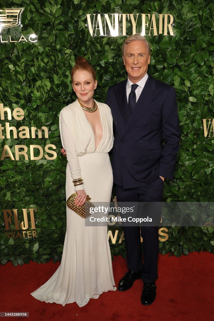 Jeffrey Sharp Julianne Moore and Jeffrey Sharp attend The 2022 Gotham Awards at ...