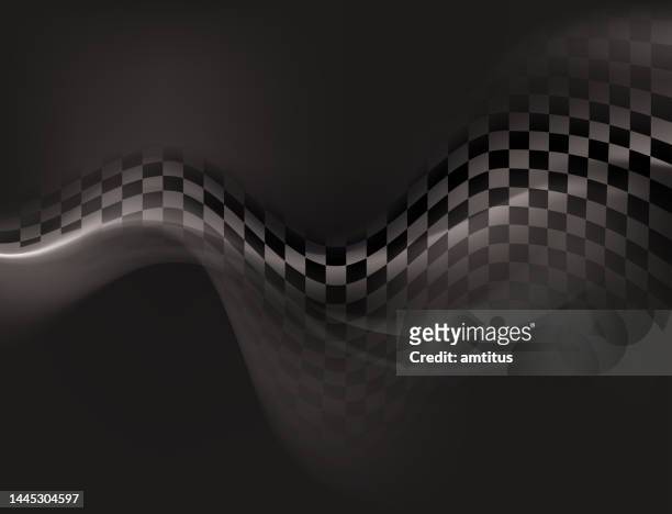 race flag gray - chequered flag stock illustrations