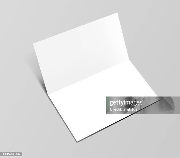 ilustrações de stock, clip art, desenhos animados e ícones de card fold - open office layout