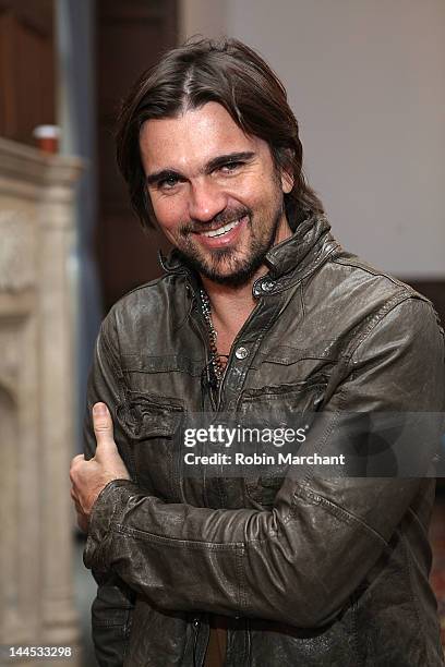 Musician Juanes attends Latin GRAMMY In The Schools With Juanes at Celia Cruz High School on May 15, 2012 in New York City.